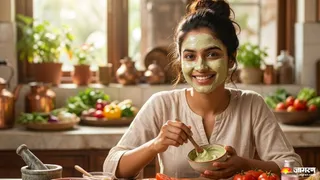 किचन में रखी चीजों से बनाएं डी टैन फेस पैक (Image Source: AI Generated)