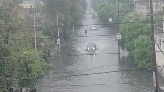 मेरठ स्पोर्ट्स काम्प्लेक्स क्षेत्र में जलभराव