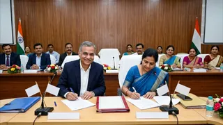 SBI और बेसिक शिक्षा के बीच वेतन खाता का एमओयू। AI जेनरेटेड फोटो