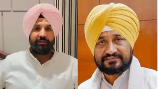 पीपीसीसी प्रधान अमरिंदर सिंह राजा वड़िंग व चरणजीत सिंह चन्नी।
