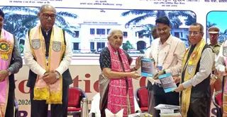 एचबीटीयू में कुलाधिपति आनंदीबेन पटेल। जागरण