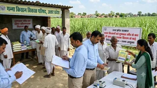 गन्ना किसानों को गुणवत्ता जांच के बाद होगा उर्वरक-कीटनाशक का वितरण। AI जेन