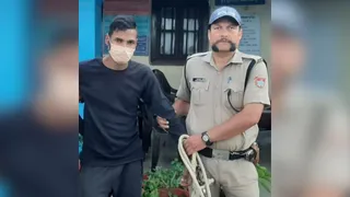 रानीखेत में सागर हत्याकांड में गिरफ्तार आरोपित।
