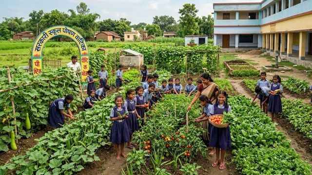 बिहार में बच्चों को पौष्टिक भोजन देने की तैयारी: सरकारी स्कूलों में बनेगा पोषण वाटिका, उगाई जाएंगी मौसमी सब्जियां
