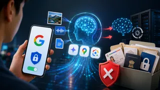 Google का AI यूज कर रहे हैं तो प्राइवेसी सेटिंग्स में बदलाव करें। Photo- ChatGPT.