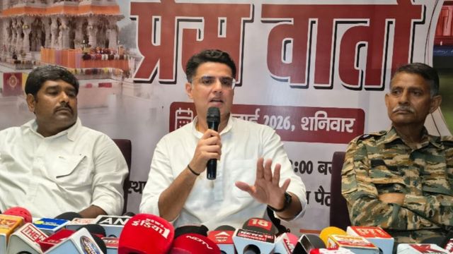 चंदा चोरी पर सचिन पायलट ने उठाए सवाल, प्रभु श्रीराम के नाम पर 20 साल राजनीति की, अब क्यों साधे बैठे चुप्पी