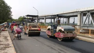 हमीद सेतु के कायाकल्प का काम शुरू।
