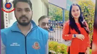 कॉन्सटेबल मनीष भाटी और प्रियंका भाटी। फोटो: फाइल