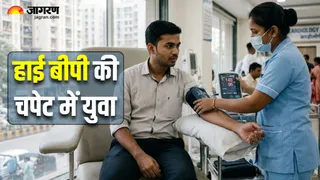 सुस्त जीवनशैली से युवाओं में बढ़ रहा हाई ब्लड प्रेशर (Image Source: AI-Generated)