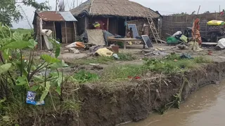 कटाव हुआ तेज। (जागरण)