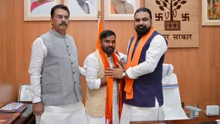 प्रत्याशी घोषित किए जाने के बाद सीएम से मिलने पहुंचे थे नीरज। फाइल