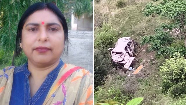 सिरमौर हादसा: अपनी गाड़ी से उतरकर बुआ की कार में बैठी थी शिक्षिका, घर से 1.5 KM दूर खाई में समाया वाहन
