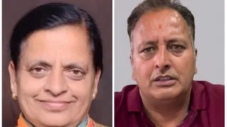 जिला परिषद अध्यक्ष निर्वाचित कुमारी शीला और उपाध्यक्ष पंकज शर्मा। जागरण