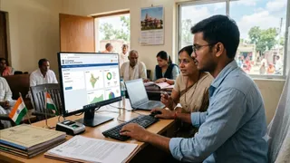 अब ई-ग्राम स्वराज के साथ केंद्रीय पोर्टल पर भी अपलोड होगी पंचायतों की कार्ययोजना। AI जेनरेटेड फोटो