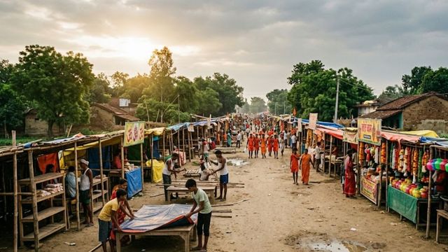 कटोरिया में कांवड़िया पथ पर सजने लगीं दुकानें, सैकड़ों परिवारों को मिलेगा एक महीने का रोजगार
