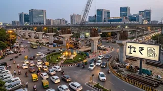 गुरुग्राम के अंबेडकर चौक पर ट्रैफिक जाम से राहत के लिए 38 करोड़ रुपये की लागत से फ्लाईओवर का निर्माण होगा। इमेज एआई