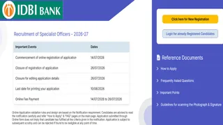 IDBI SO Recruitment 2026 के लिए यहां से करें अप्लाई।