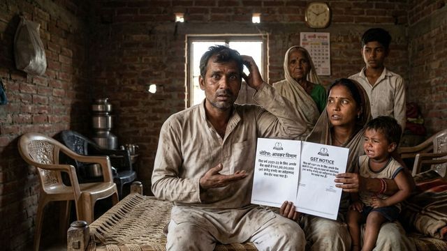 यूपी में मजदूर के खाते से 41 करोड़ रुपये का लेनदेन, आयकर विभाग ने थमाया नोटिस 
