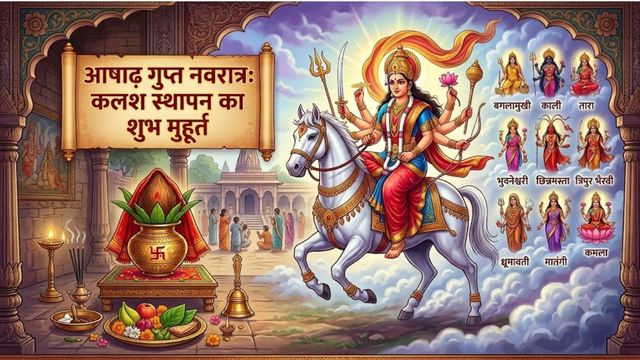 आषाढ़ गुप्त नवरात्र 2026 : भूलकर भी न करें इन 10 महाविद्याओं की पूजा में बड़ी चूक, दुर्गा पूजा में अमृत योग रखें ध्यान
