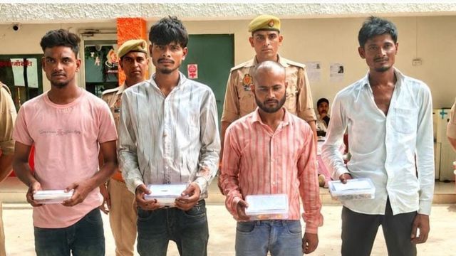 दारोगा के घर लाखों की चोरी का खुलासा- पेड़ पर बैठकर लाइव लोकेशन दे रहा था साथी चोर, लखनऊ में चार गिरफ्तार
