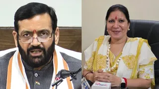 झज्जर से विधायक गीता भुक्कल ने कानून व्यवस्था और पेपर लीक पर बीजेपी को घेरा (फोटो: जागरण)