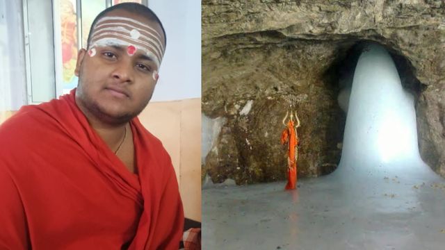 2945 KM का सफर तय कर अमरनाथ धाम पहुंचें बाबा अनिकेत, लगातार 10 साल से कर रहे यात्रा; कहा- महादेव ही हैं सुकून