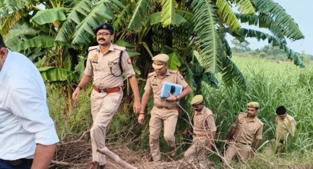 देवरिया के गन्ने के खेत में मिला मानव कंकाल, लापता महिला से जुड़ रहे तार