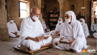 जैन साधु-साध्वियां क्यों बांधते हैं मुंहपत्ती, धार्मिक कारण (Picture Credit: AI Generated)