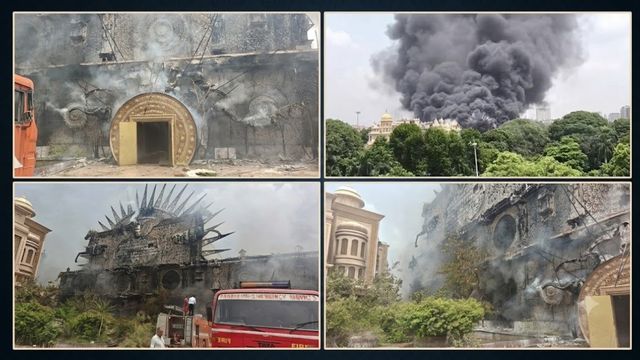 किंगडम ऑफ ड्रीम्स में 5 साल में तीसरी बार लगी आग, बैंक्वेट हॉल जलकर हुआ खाक; जांच शुरू
