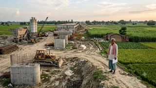 बिहार में नए एक्सप्रेस-वे निर्माण में देरी, जमीन अधिग्रहण बनी बड़ी बाधा (AI Generated Image)
