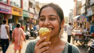 कभी सोचा है कैसे हुई कोन में Ice Cream भरने की शुरुआत? (Image Source: AI-Generated)