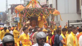 श्रीराम मंदिर समिति, श्री श्री जगन्नाथ जी श्रीगुंडिचा रथ यात्रा आयोजन समिति दीपलोक कालोनी की ओर से श्री श्री जगन्नाथ श्री गुंडिचा रथयात्रा में शामिल भक्त। जागरण