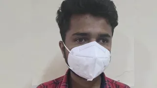 पुलिस की गिरफ्त में आरोपित।