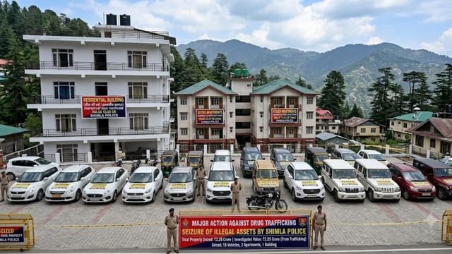 शिमला में नशा तस्करी कर जुटा ली करोड़ों की संपत्ति, पुलिस ने 16 गाड़ियां, 2 फ्लैट अपार्टमेंट व एक आवास जब्त किया