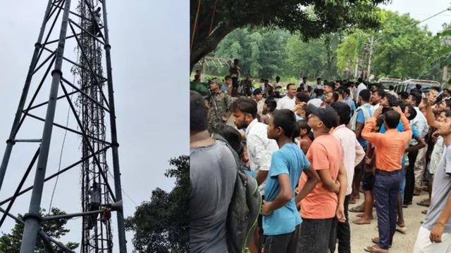 सहरसा में 'शोले' स्टाइल प्रोटेस्ट पड़ा भारी, हाईवोल्टेज ड्रामे के बाद पूर्व मुखिया और वकील पर FIR दर्ज