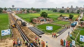 समस्तीपुर से हाजीपुर तक बिछेगा पाइपलाइनों का जाल ( एआई जेनरेटेड तस्वीर )
