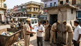 अब कूड़ा फैलाने वालों पर शिकंजा कसेगा 'स्पेशल सेल'। AI जेनरेटेड फोटो