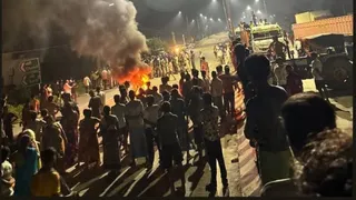 धक्के से मौत पर बवाल