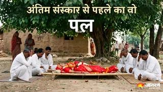 श्मशान की यात्रा अंतिम यात्रा होती है। (Picture Credit- AI Generated)
