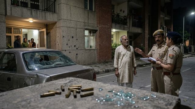 गाजियाबाद के जावली में घर पर ताबड़तोड़ फायरिंग, परिवार सुरक्षित; कार तोड़ी
