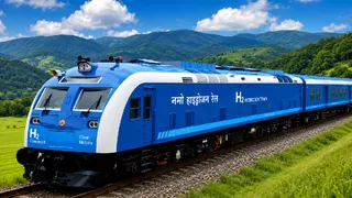 देश की पहली हाइड्रोजन ट्रेन शुरू (जागरण)