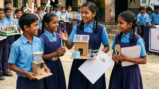 इंस्पायर अवार्ड्स: सारण के नन्हे वैज्ञानिकों के लिए नामांकन शुरू (AI Generated Image)