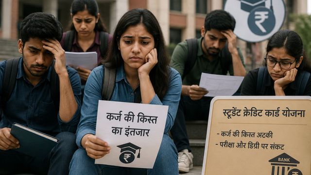 bihar student credit card funds stuck exams degrees at risk