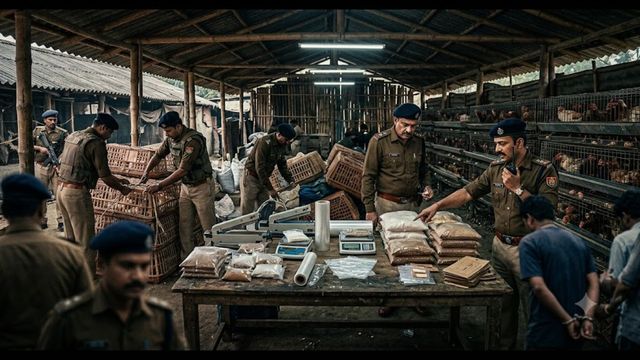 भागलपुर में मुर्गी फार्म की आड़ में नशे की तस्करी, पुलिस ने 263 ग्राम ब्राउन शुगर के साथ एक को किया गिरफ्तार

