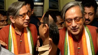 कांग्रेस नेता शशि थरूर केरल के होटल लिफ्ट में फंसे