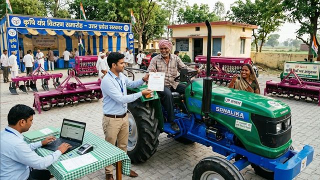 यूपी में कृषि यंत्रों खरीदने पर सरकार देगी पैसा, पोर्टल पर कर सकते हैं ऑनलाइन आवेदन