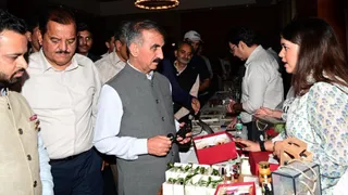 चंडीगढ़ में एक कान्क्लेव के दौरान हिमाचल प्रदेश के सीएम सुखविन्द्र सिंह सुक्खू।