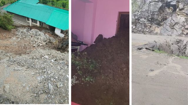 चंबा के पांगी में बादल फटने से आई बाढ़ में बहे खेत, सड़क भी क्षतिग्रस्त; चुवाड़ी में स्कूल पर दरकी पहाड़ी