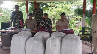 भारत-नेपाल सीमा पर 240 किलो गांजा जब्त