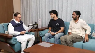 जेपी नड्डा से सीजेपी के नेताओं की मुलाकात।